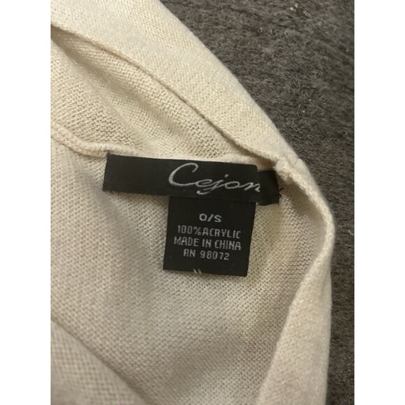 Cejon Cream Scarf Wrap - Picture 3 of 3